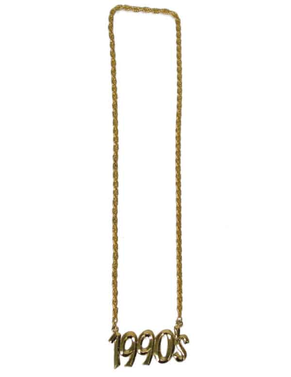 1990er-Halskette Accessoire gold