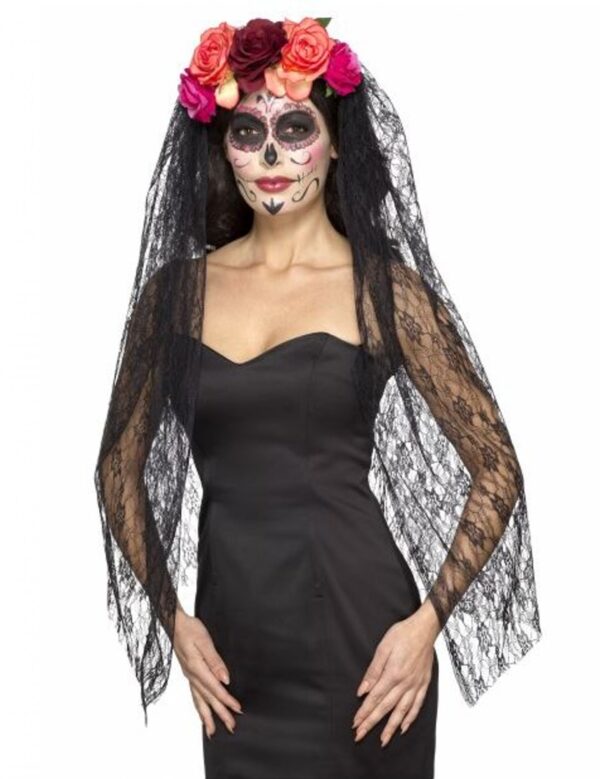 Dia de los Muertos Kopfschmuck für Damen bunt
