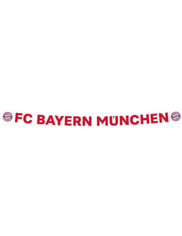 FC Bayern München Banner weiß-rot-blau 180 x 11 cm