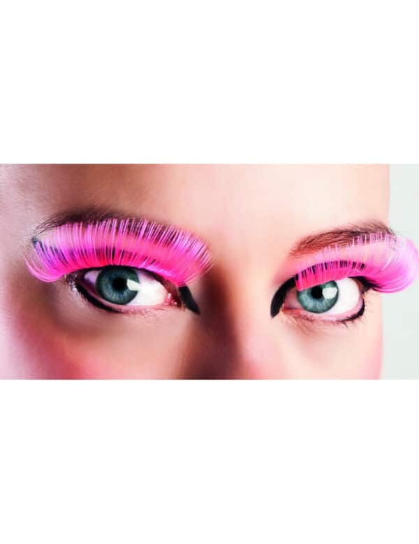 Gebogene Wimpern Kunstwimpern pink