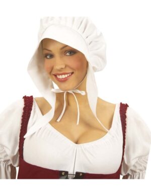 Holländerhaube Kostüm-Zubehör weiss