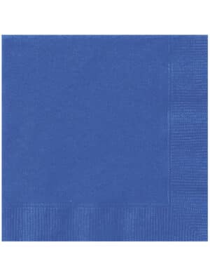 Papierservietten 20 Stück blau 33 x 33 cm