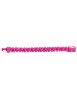 Reissverschluss-Armband pink