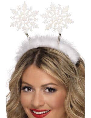 Schneeflocke Haarreif weiss