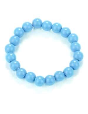 Süsses Perlenarmband Accessoire blau